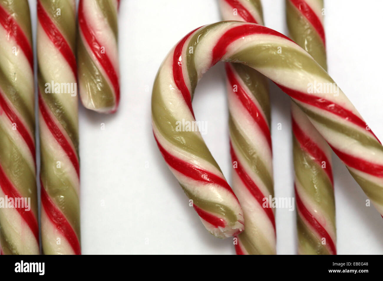 Peppermint candy cane Stock Photo Alamy