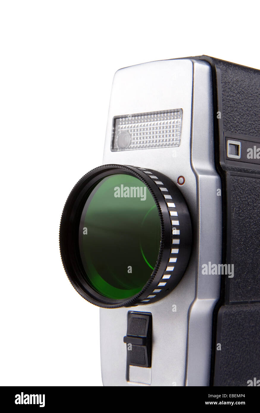 old film camera isolated on white background Stock Photo - Alamy