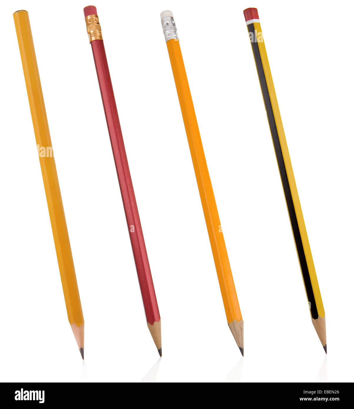 wooden pencil isolated on white background Stock Photo - Alamy
