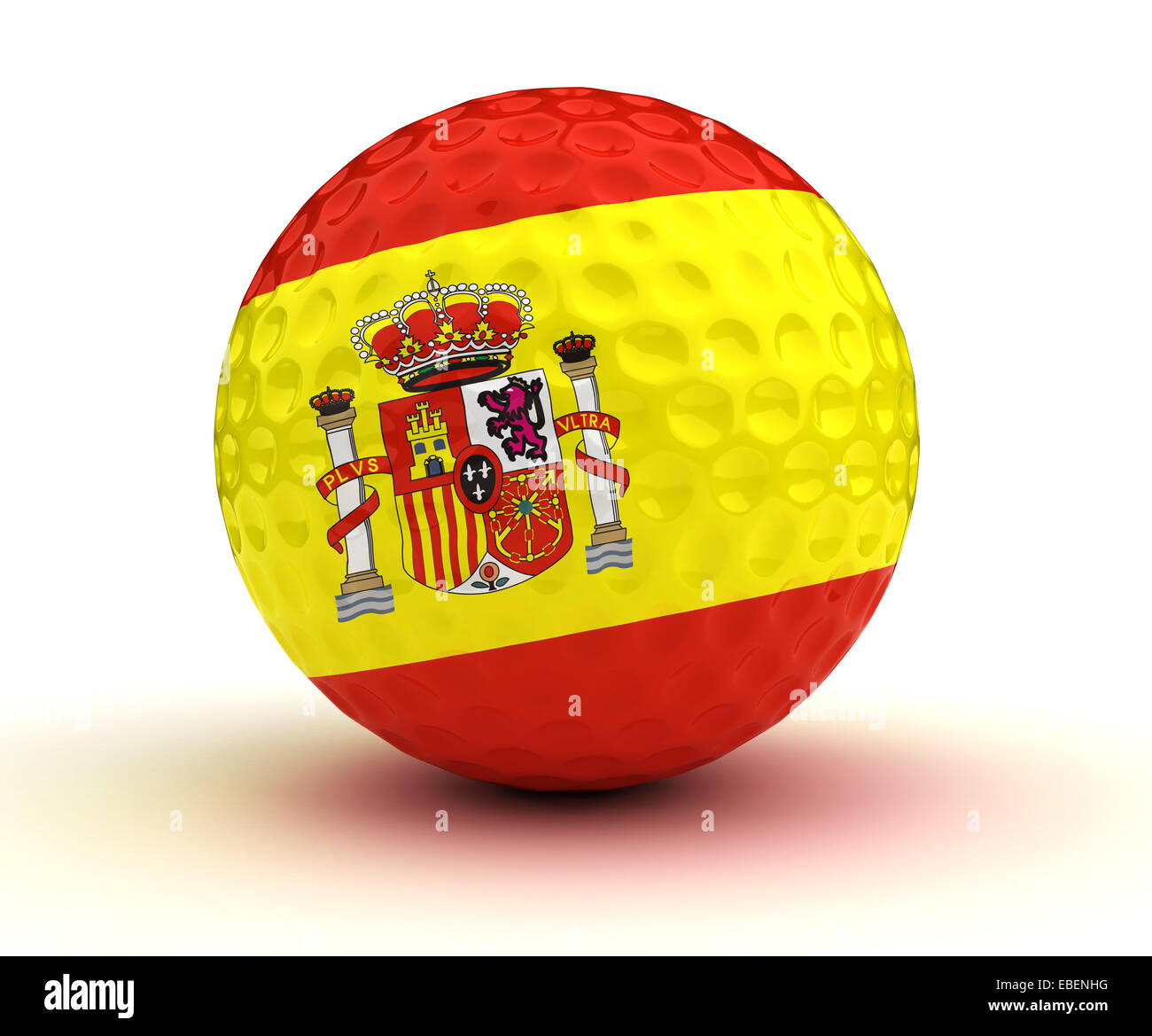 Spanish Golf Ball (Isolated with clipping path Stock Photo Alamy