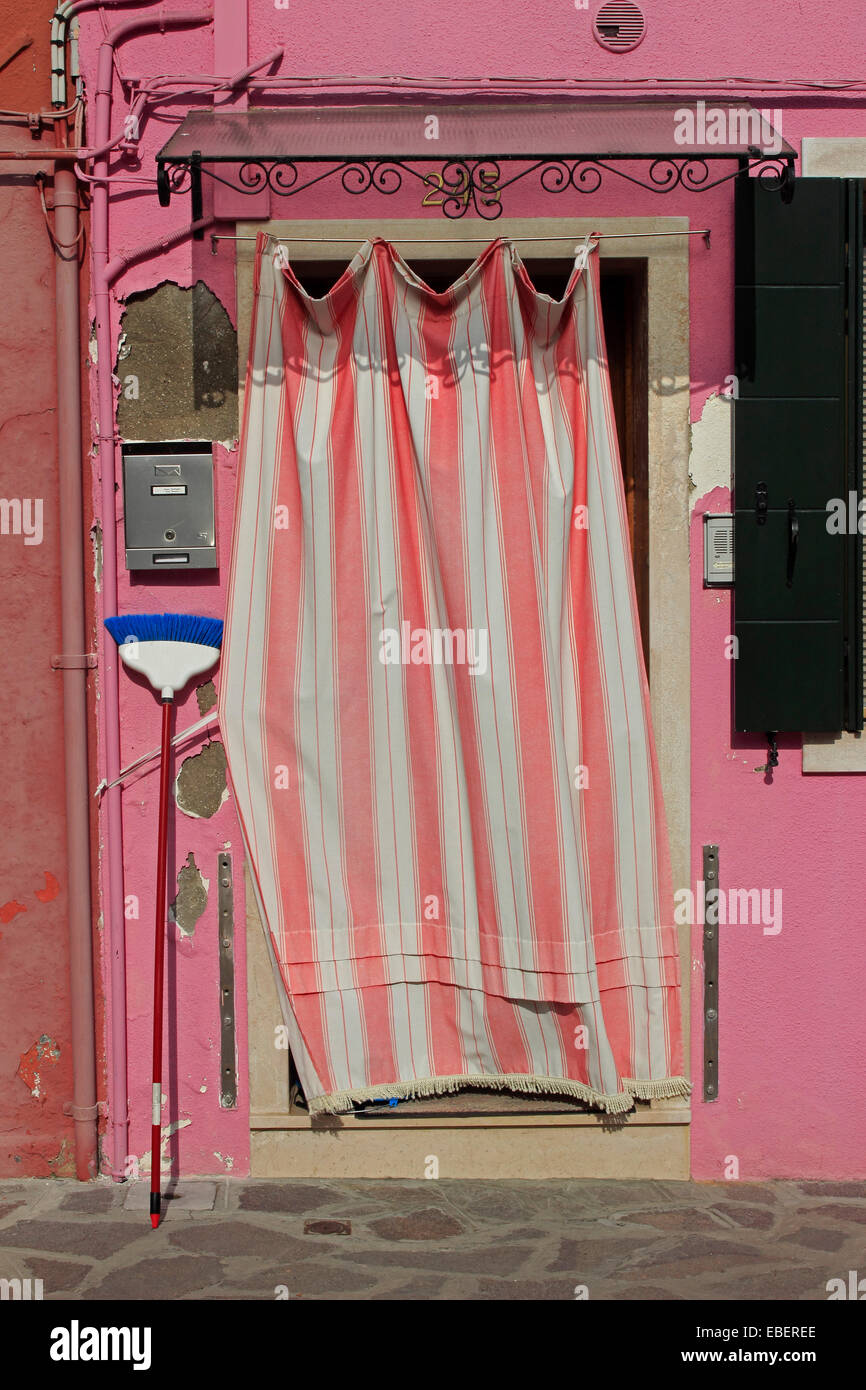 Venice Italy Burano colorful houses along island canals Stock Photo - Alamy