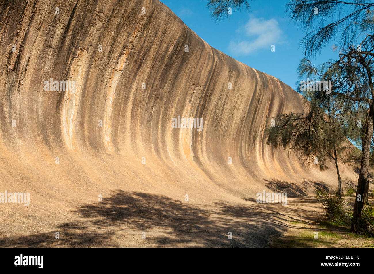 Wave Rock, Hyden, WA, Australia Stock Photo