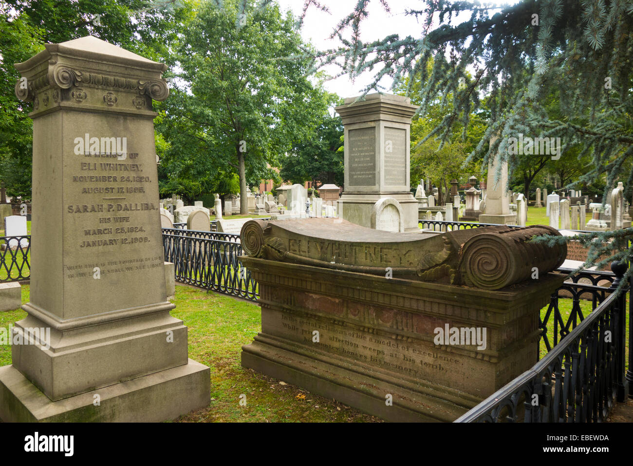 grove street cemetery New Haven CT Stock Photo