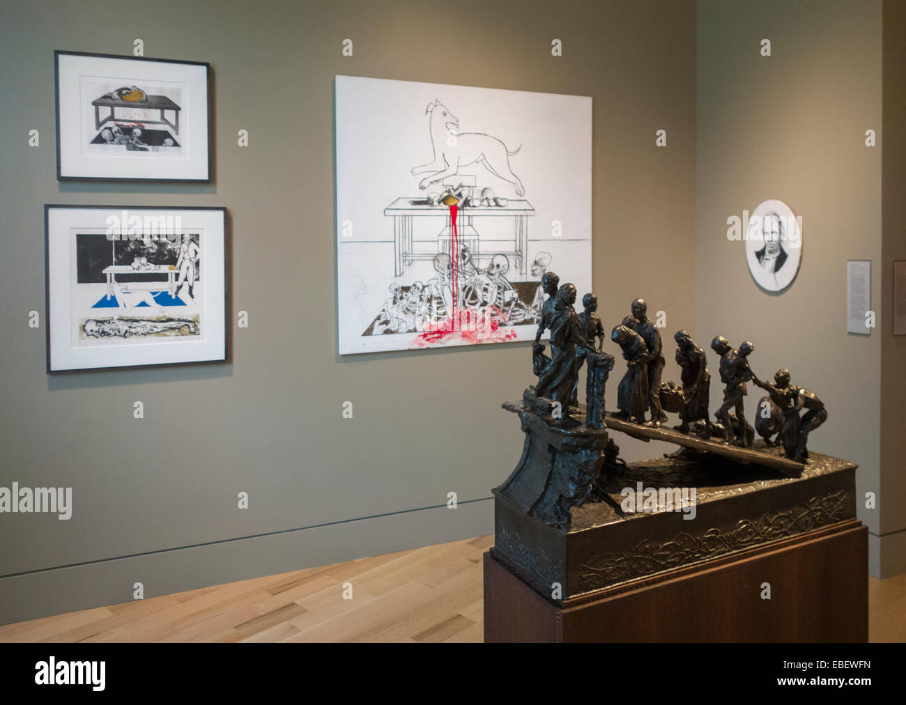 Ireland's great hunger museum in Hamden CT Stock Photo Alamy