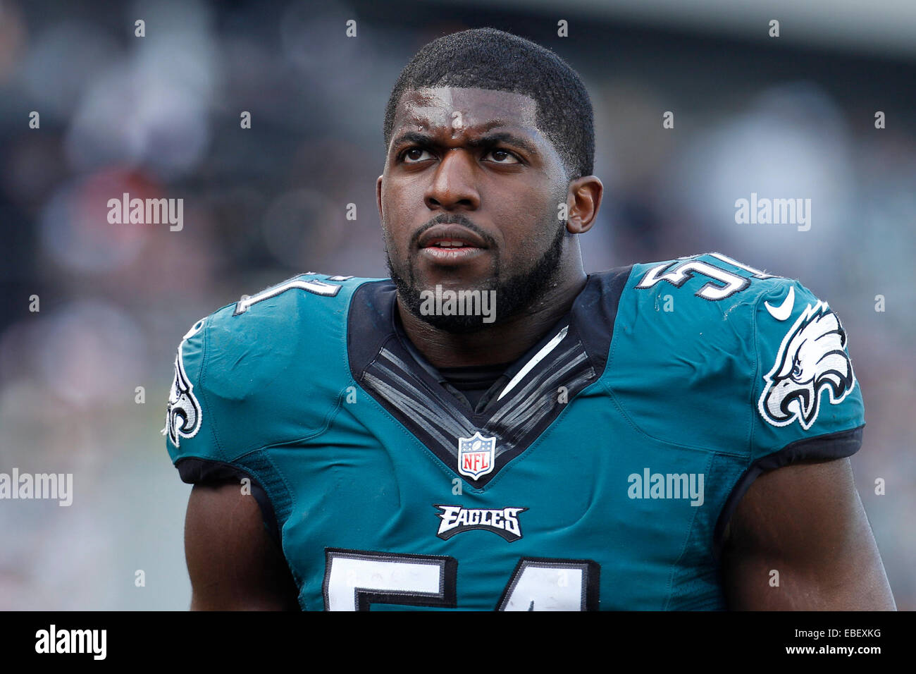 November 23, 2014: Philadelphia Eagles inside linebacker Emmanuel