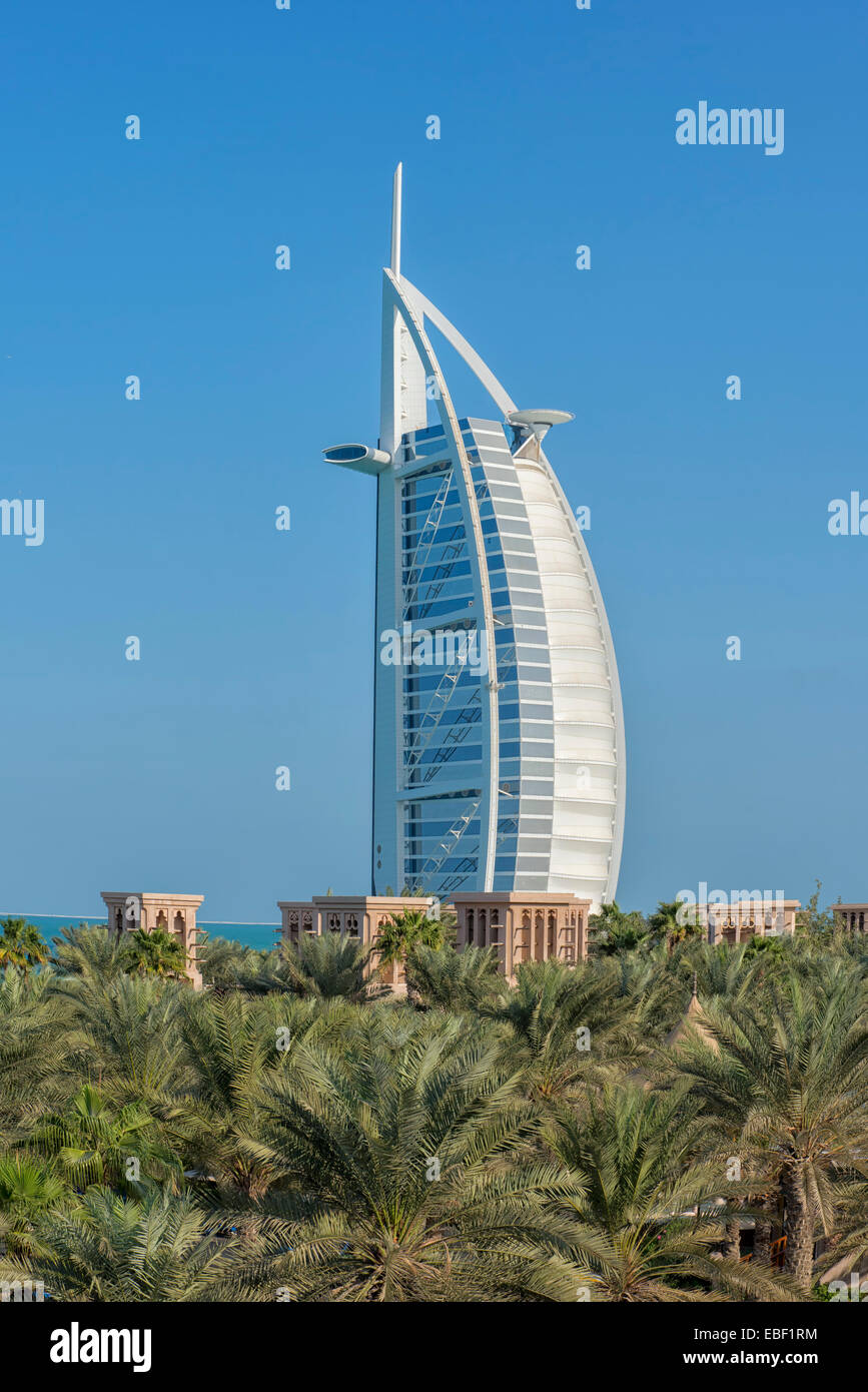 Burj Al Arab in Dubai, UAE Stock Photo