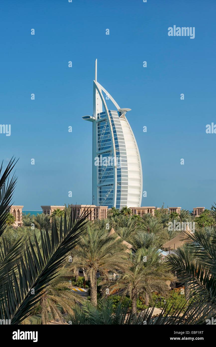 Burj Al Arab in Dubai, UAE Stock Photo