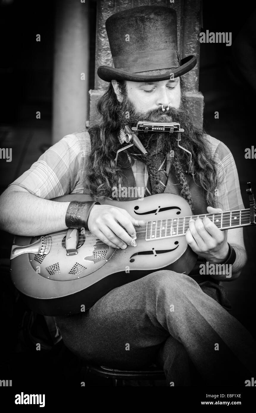The Crow Quill Night Owls performing in Pike Place Market in Seattle