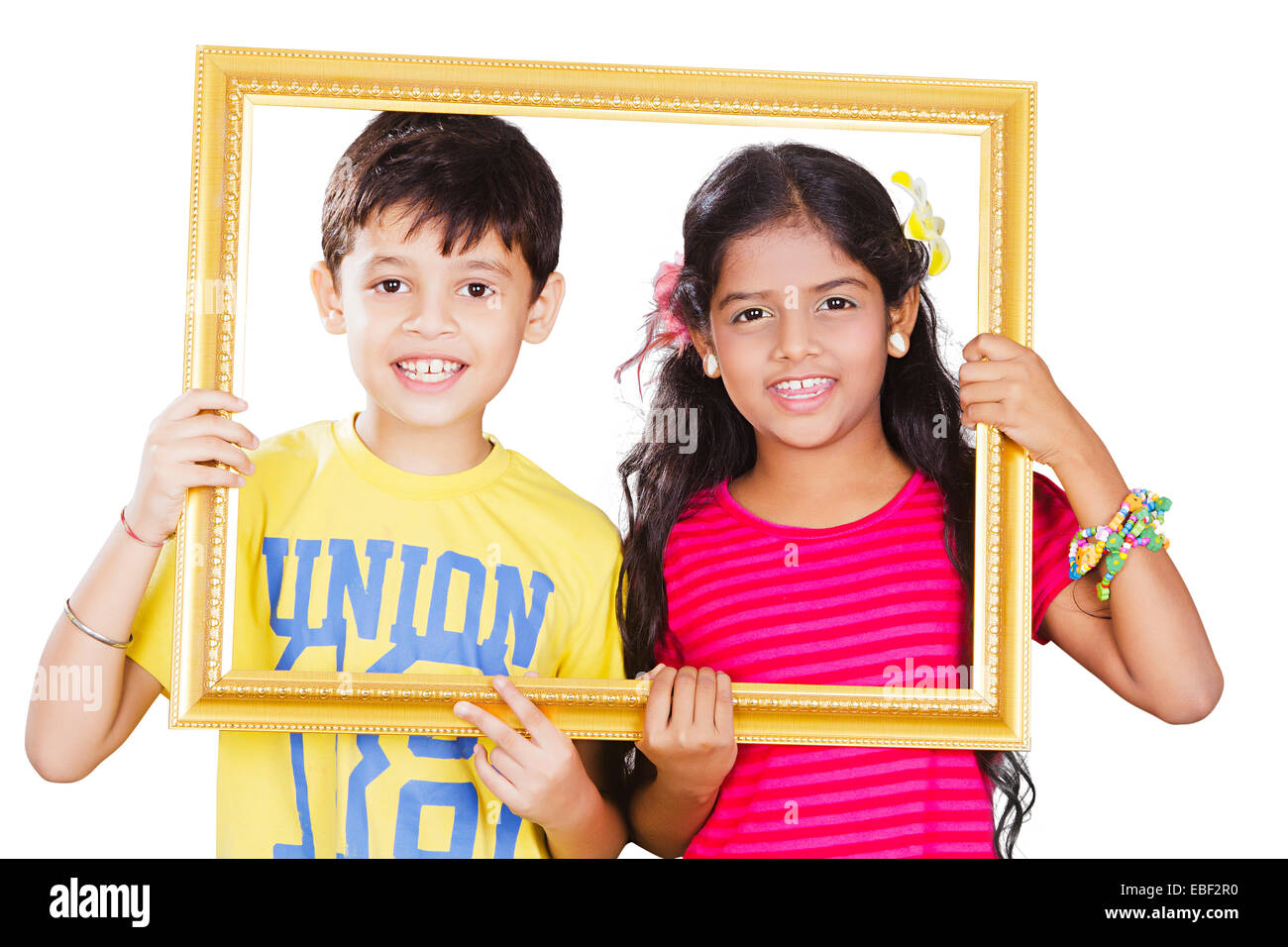 indian Children Memory Photography Stock Photo