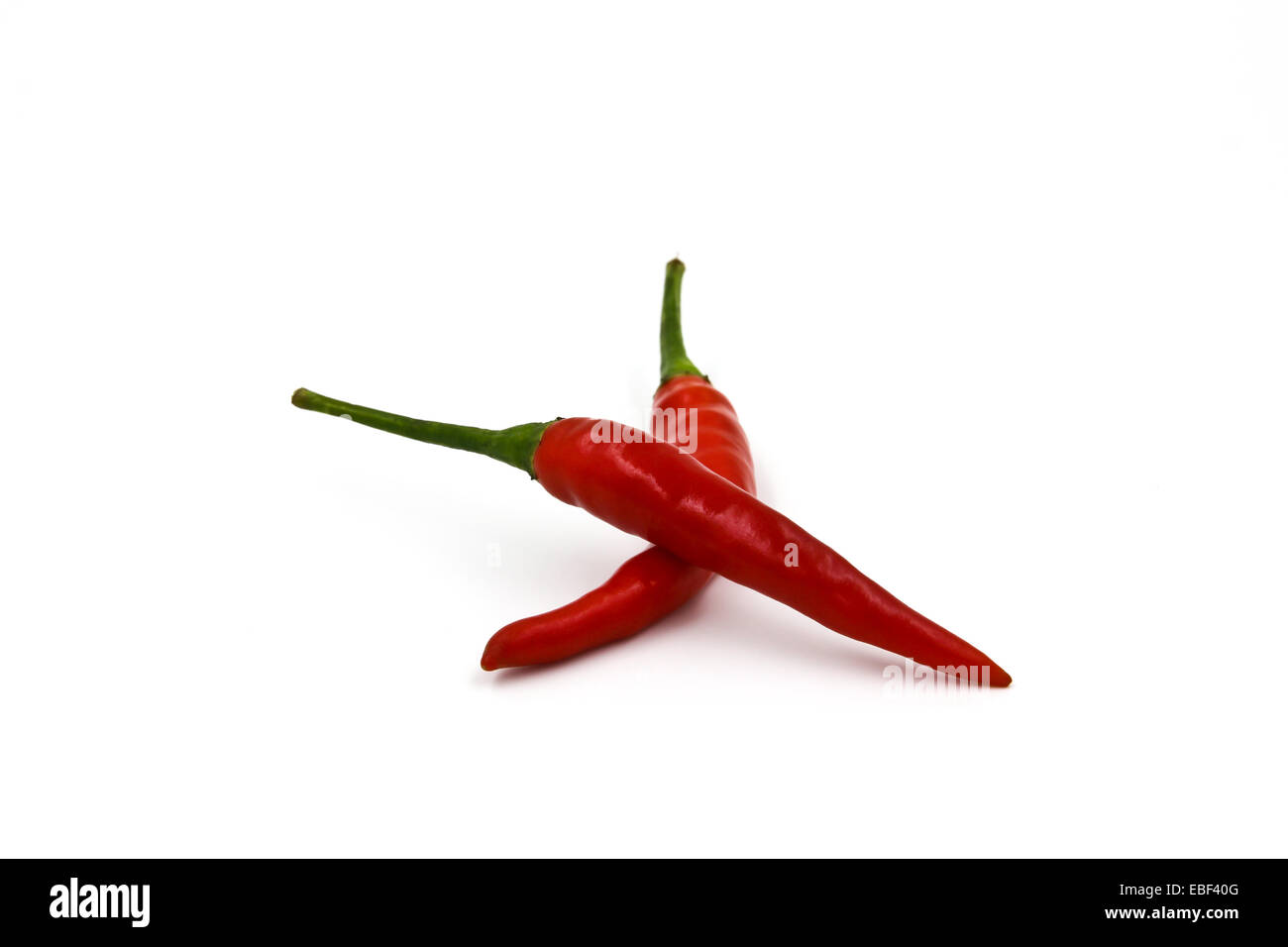 Red hot chili pepper isolated on a white background Stock Photo - Alamy