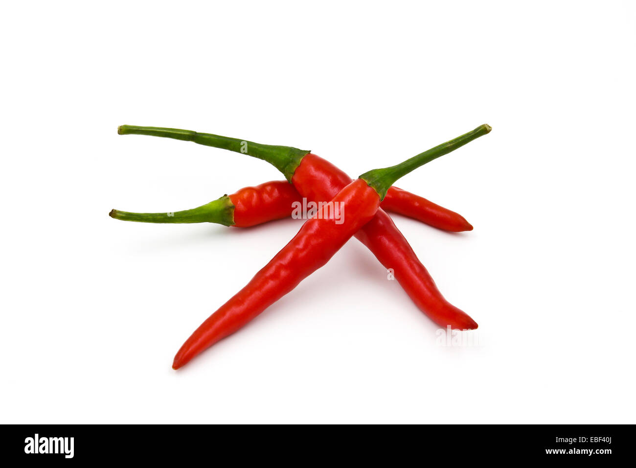 Red hot chili pepper isolated on a white background Stock Photo - Alamy