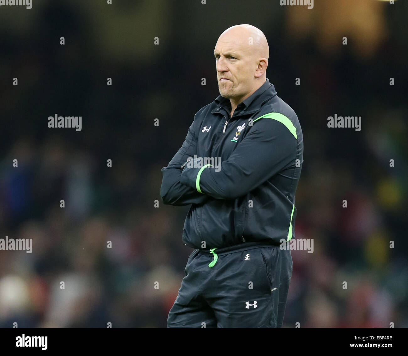 Cardiff, UK. 29th Nov, 2014. Wales defence coach Shaun Edwards - Autumn Internationals - Wales vs South Africa - Millennium Stadium - Cardiff - Wales - 29th November 2014 - Picture Simon Bellis/Sportimage. Credit:  csm/Alamy Live News Stock Photo