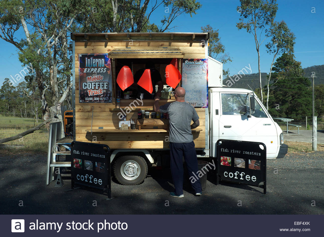 Australian Food Truck Van High Resolution Stock Photography and Images