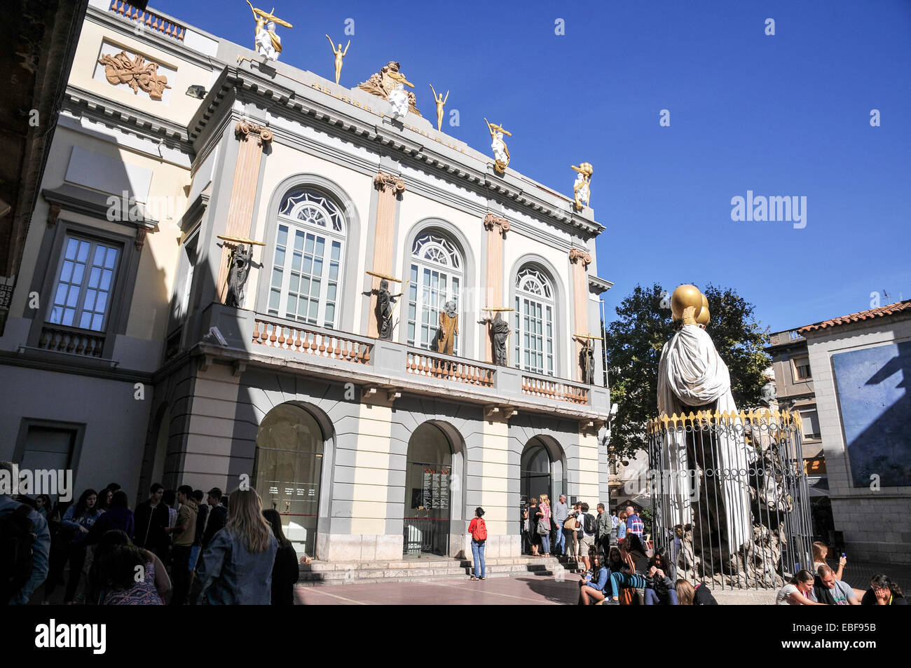 Dali Theatre and Museum, Figueres, in Catalonia, Spain. Stock Photo