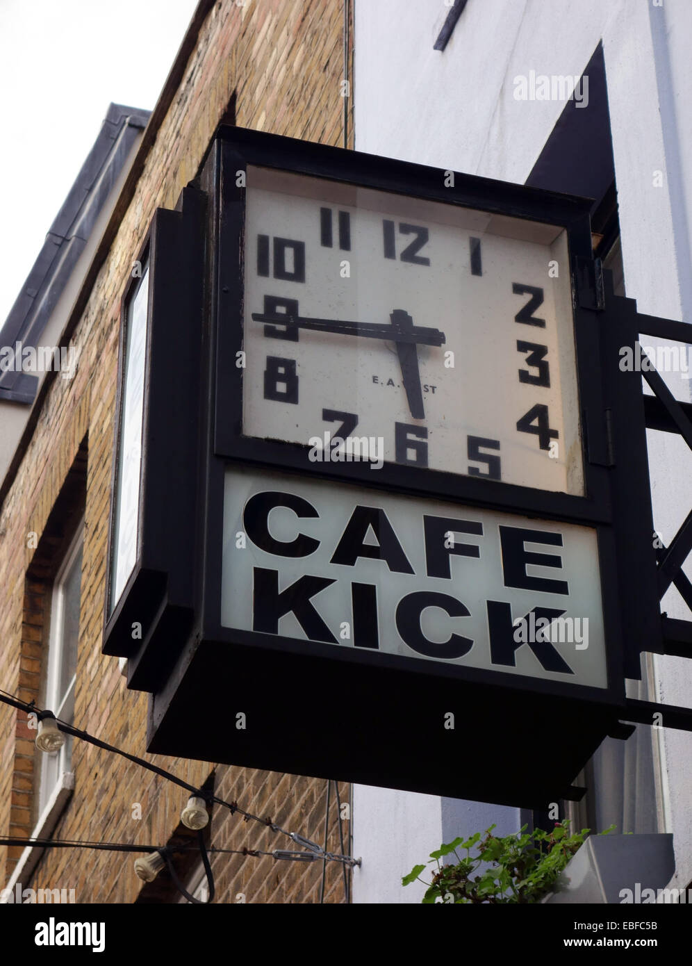 Cafe Kick table football cafe and bar, Clerkenwell, London Stock Photo
