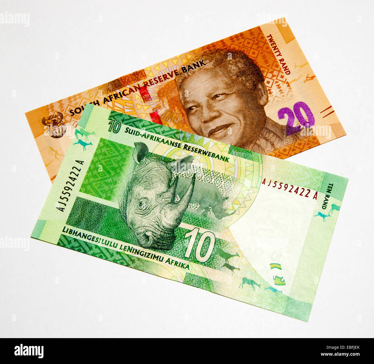 South Africa Bank Notes Stock Photo