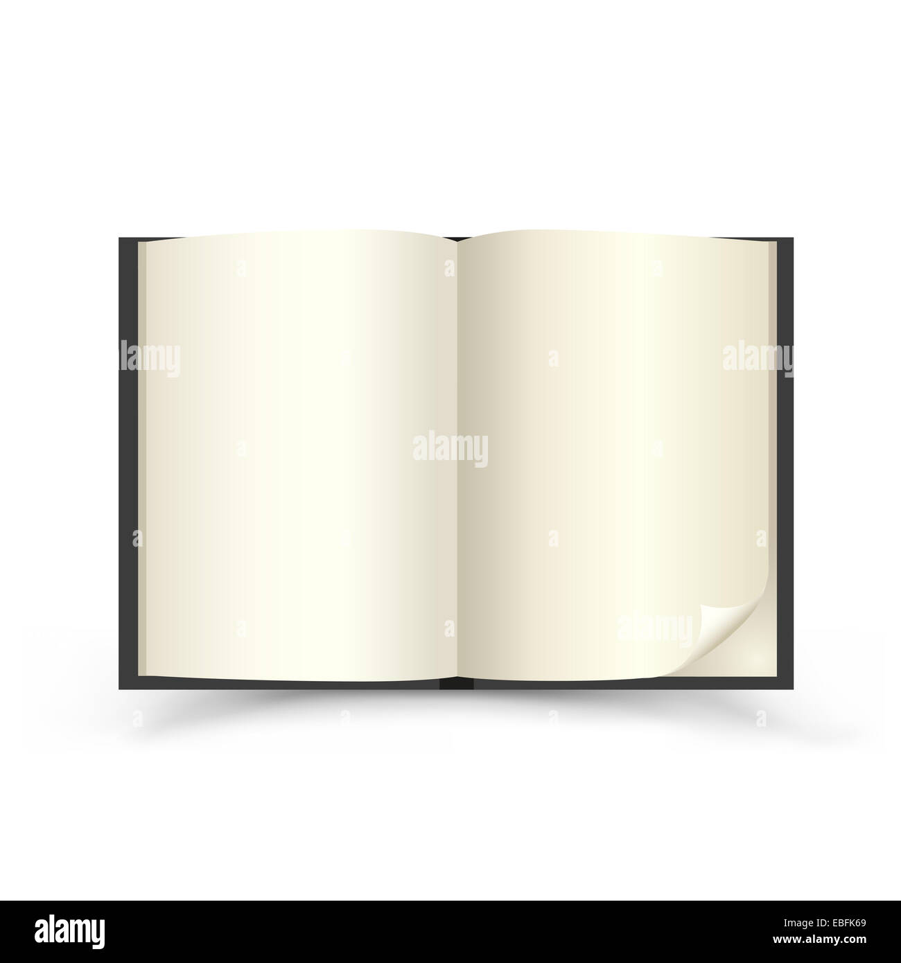 open black book Stock Photo Alamy