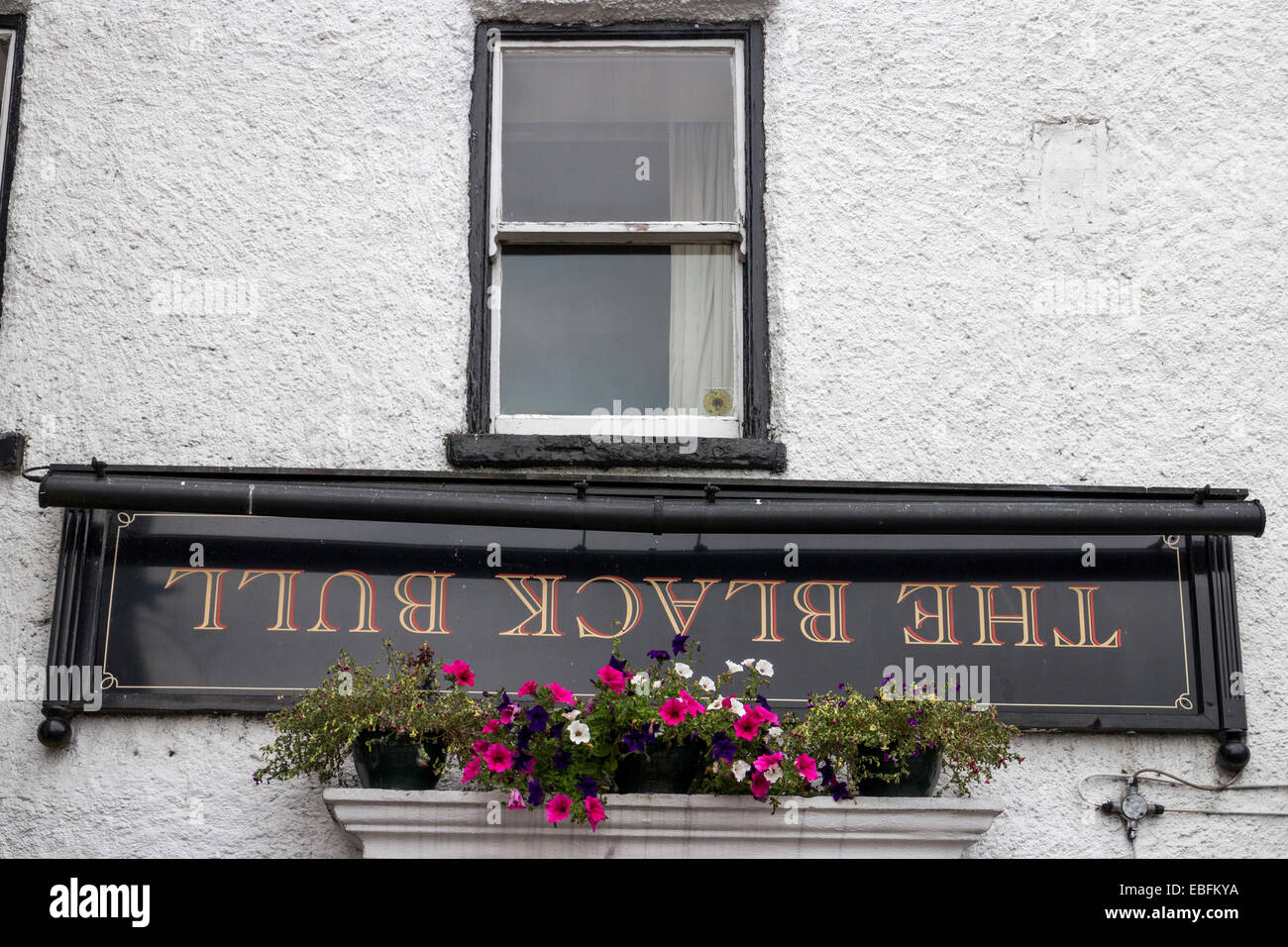The Black Bull Hotel in Reeth, North Yorkshire. Stock Photo