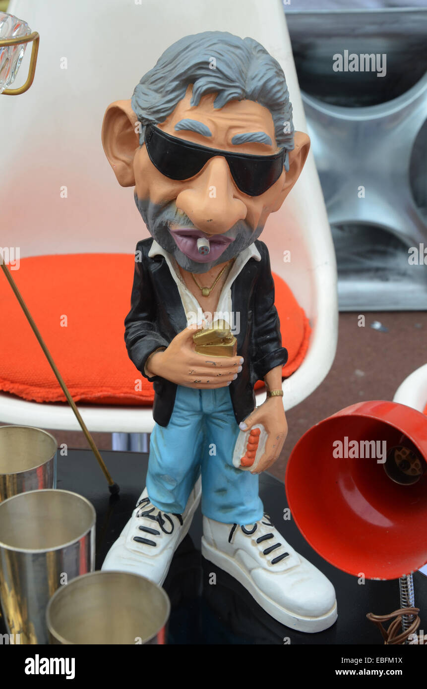 Serge Gainsbourg at the famous Lille Braderie, Lille - Rijssel,  France Stock Photo