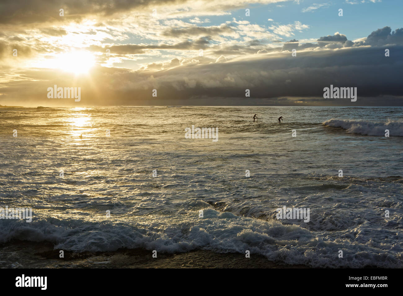 Oahu sunset hi-res stock photography and images - Alamy