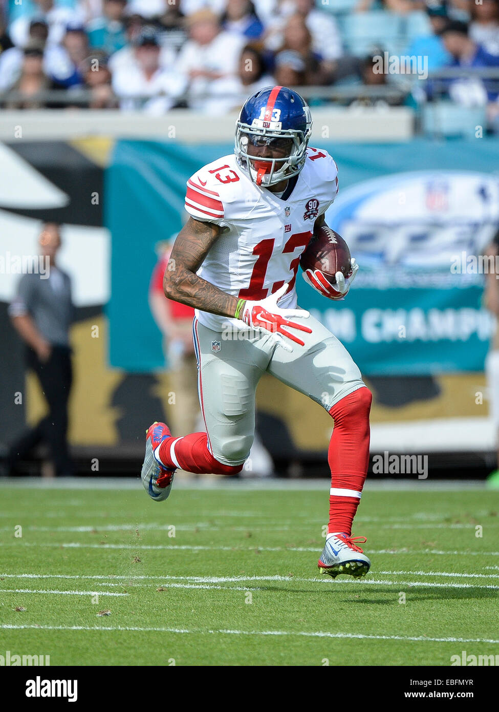 Jacksonville, FL, USA. 30th Nov, 2014. New York Giants wide receiver