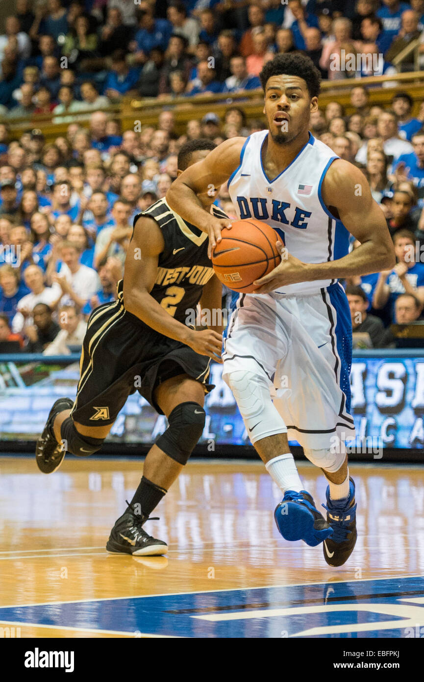 Durham, NC, USA. 30th Nov, 2014. Duke G Quinn Cook (2) during the NCAA  Basketball game between Army and Duke University at Cameron Indoor Stadium  on November 30, 2014 in Durham, North