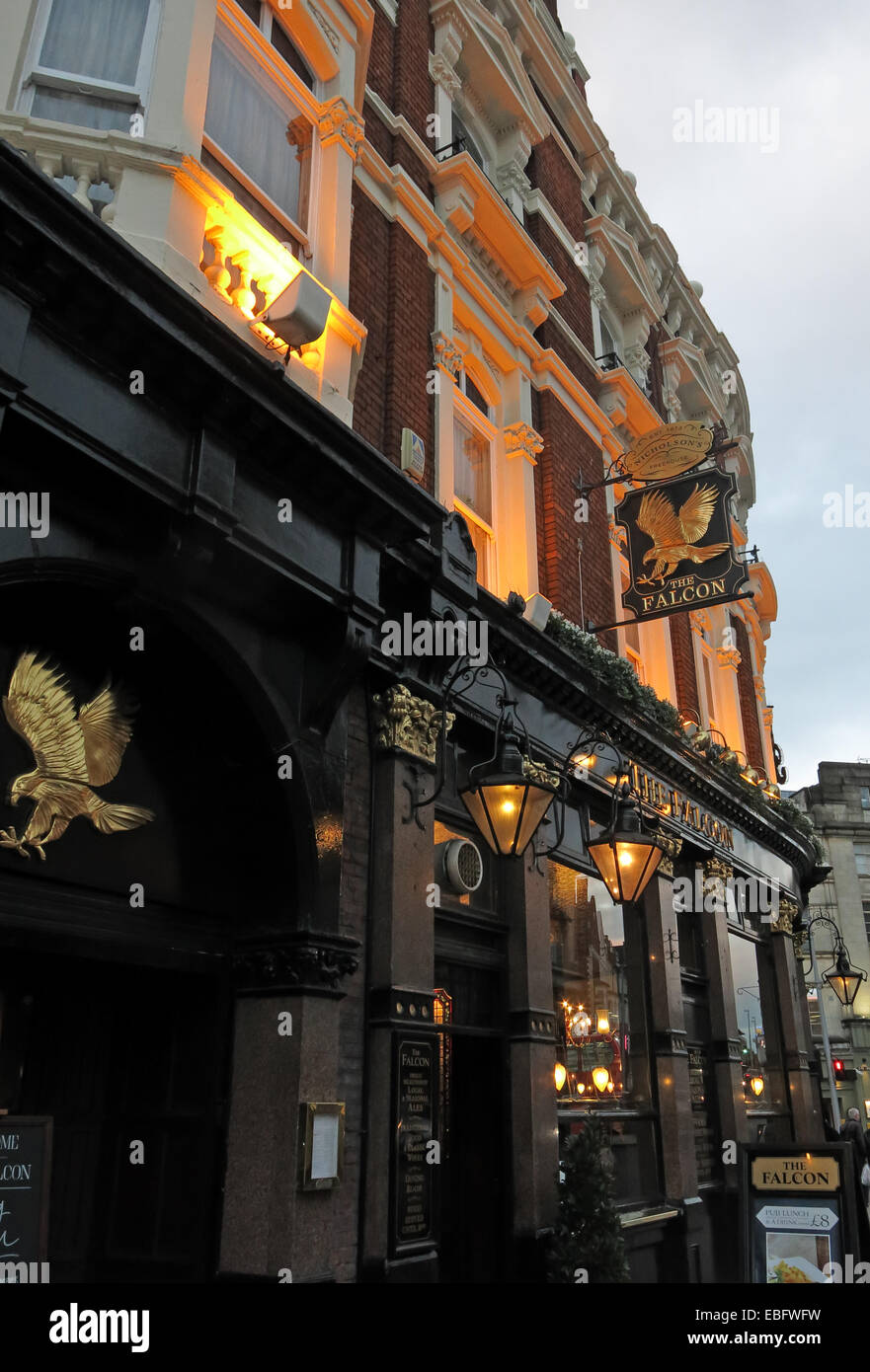The Falcon Pub, Clapham Junction,Battersea, - 2 St John's Hill, Greater, London, England, UK,  SW11 1RU Stock Photo