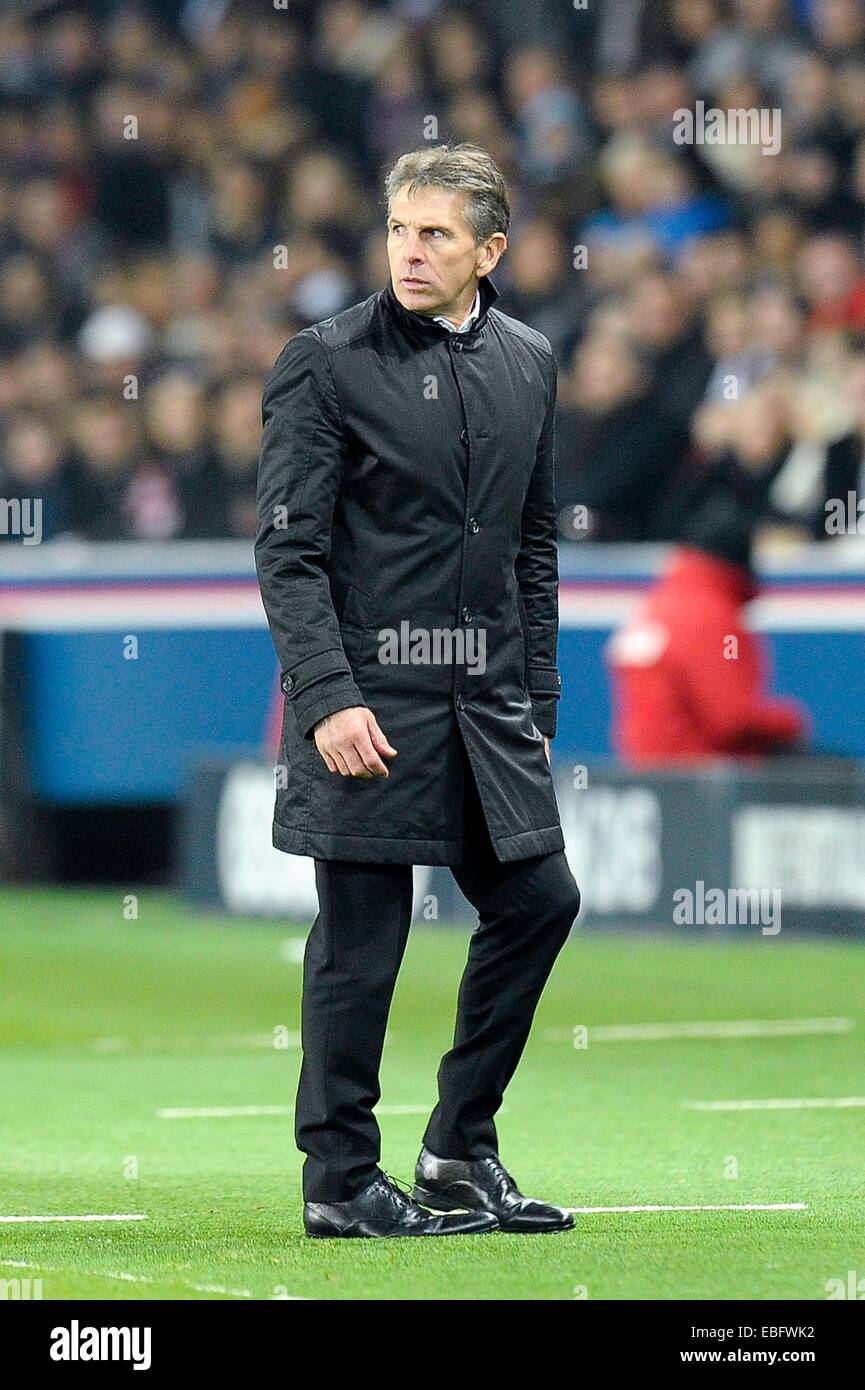 Claude Puel 29 11 2014 Paris Saint Germain Nice 15eme Journee De Claude Puel 29 11 2014 Paris Saint Germain Nice 15eme Journee De