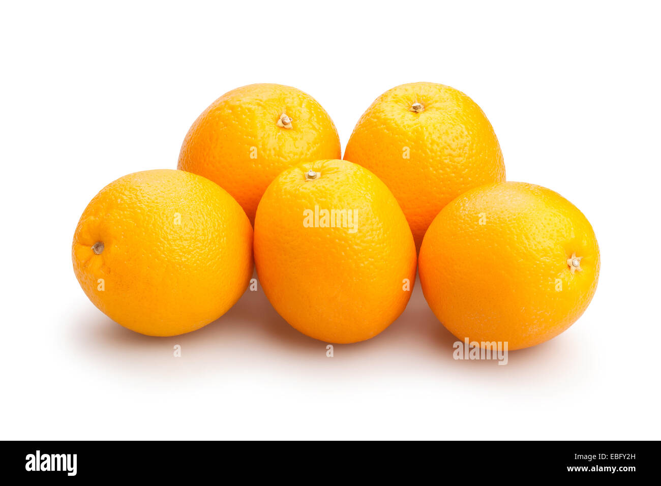 orange isolated Stock Photo