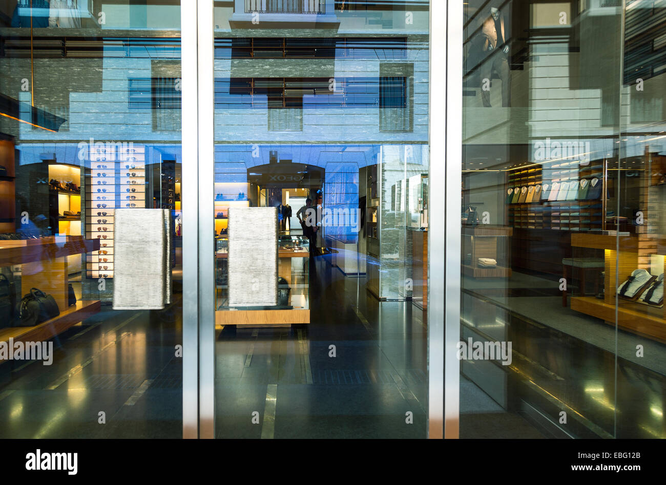 Italy, Milan, the shopping area of the city center Stock Photo