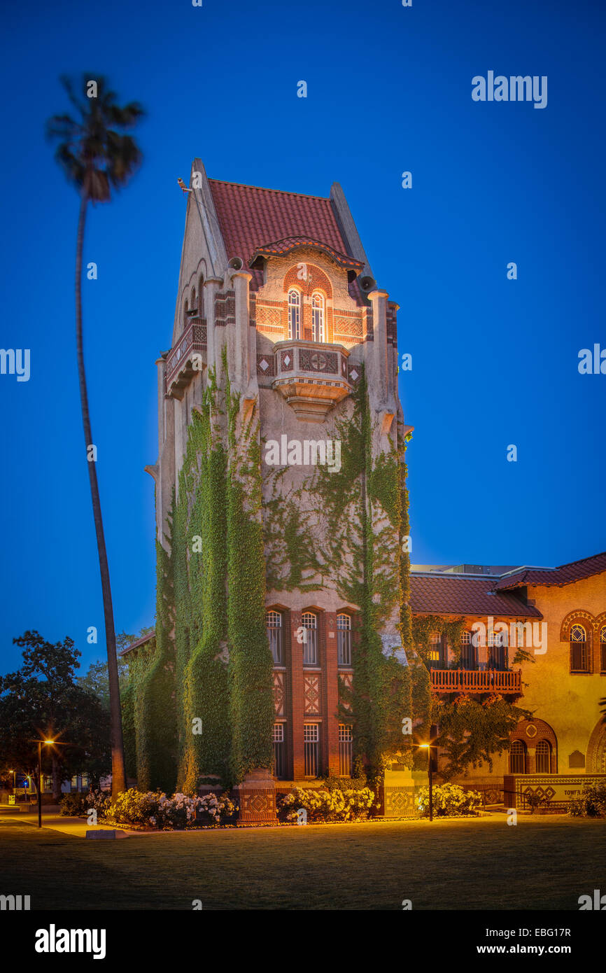 Tower Hall at San Jose State University. Stock Photo