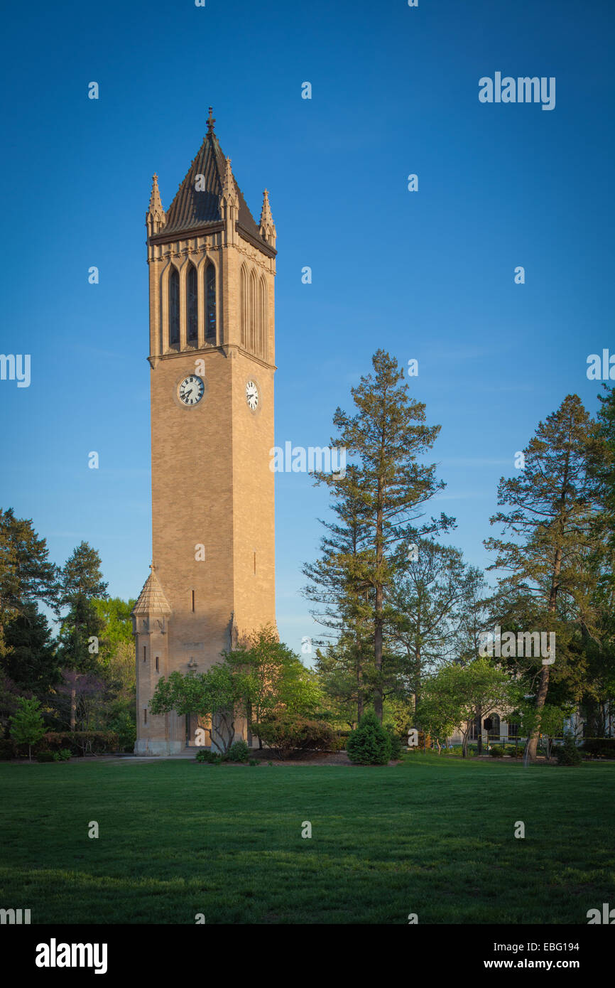 Campanile at Iowa State University. Stock Photo