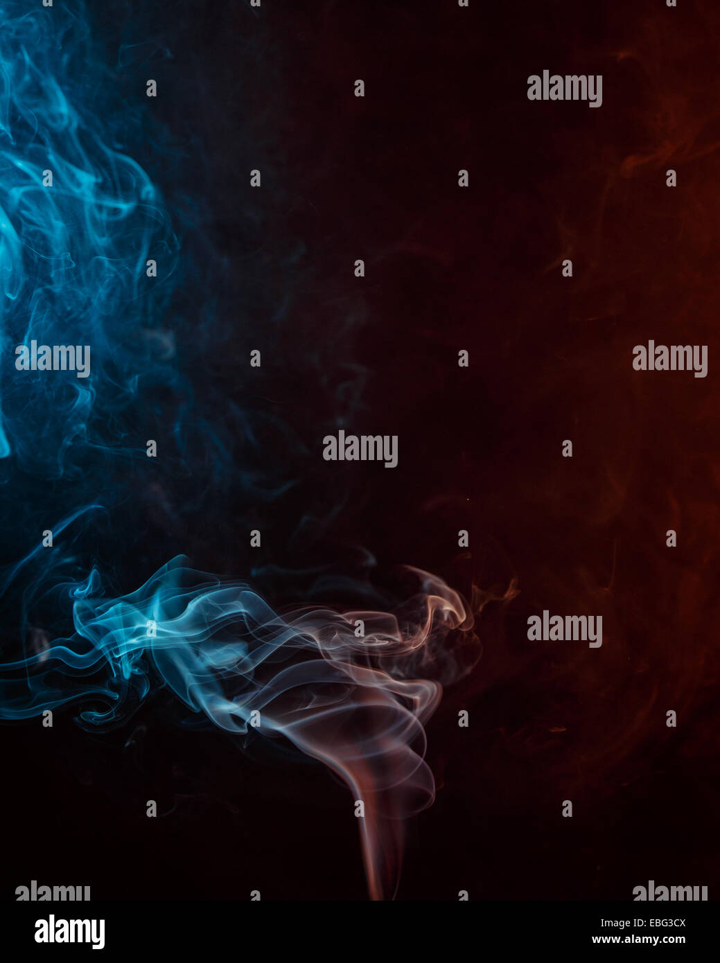 Abstract smoke moves on a black background Stock Photo - Alamy