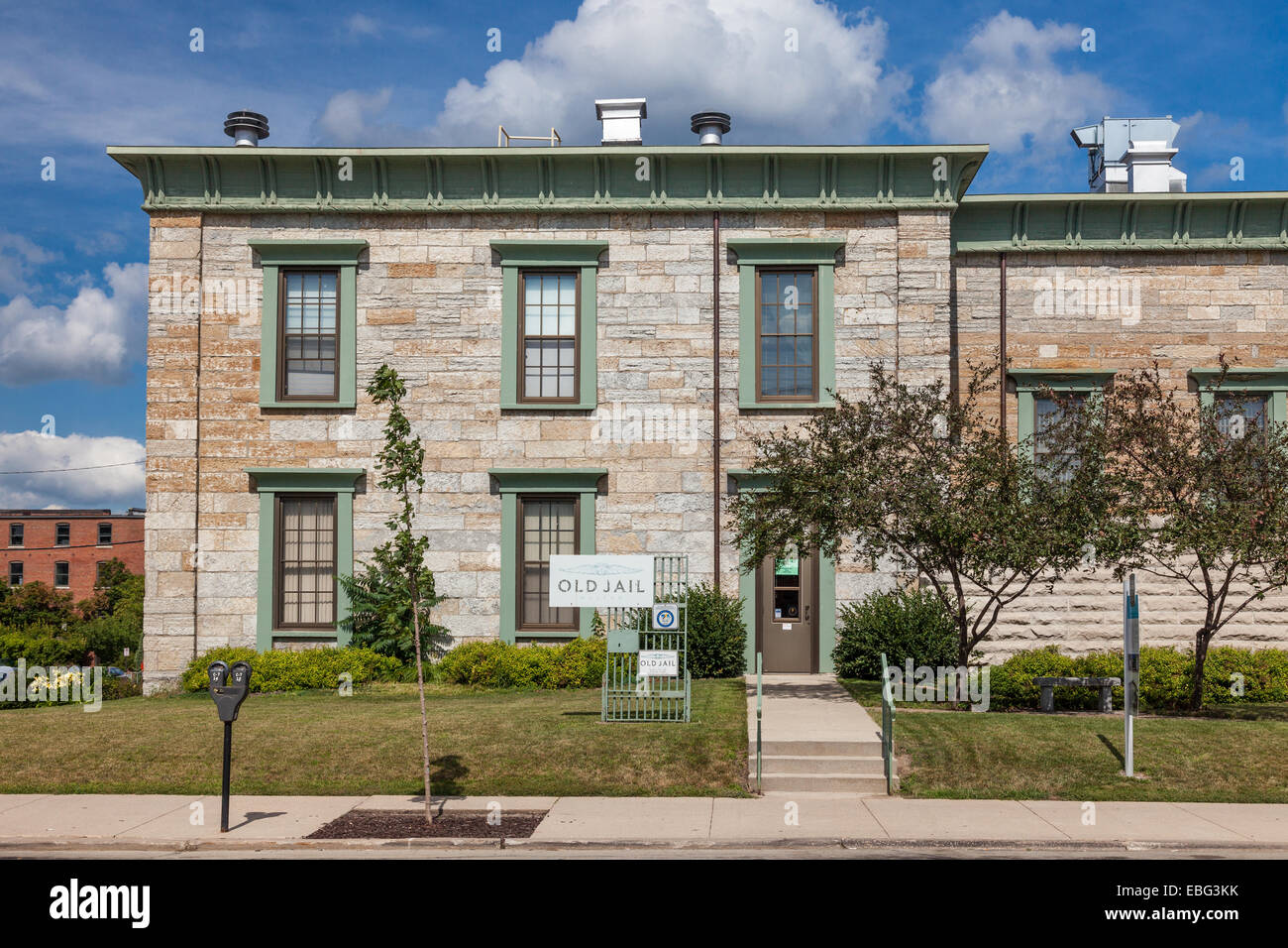 Dubuque County jail. Dubuque, Iowa. Stock Photo