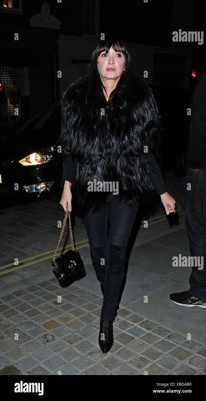 Celebrities at Chiltern Firehouse in Marylebone Featuring: Annabelle