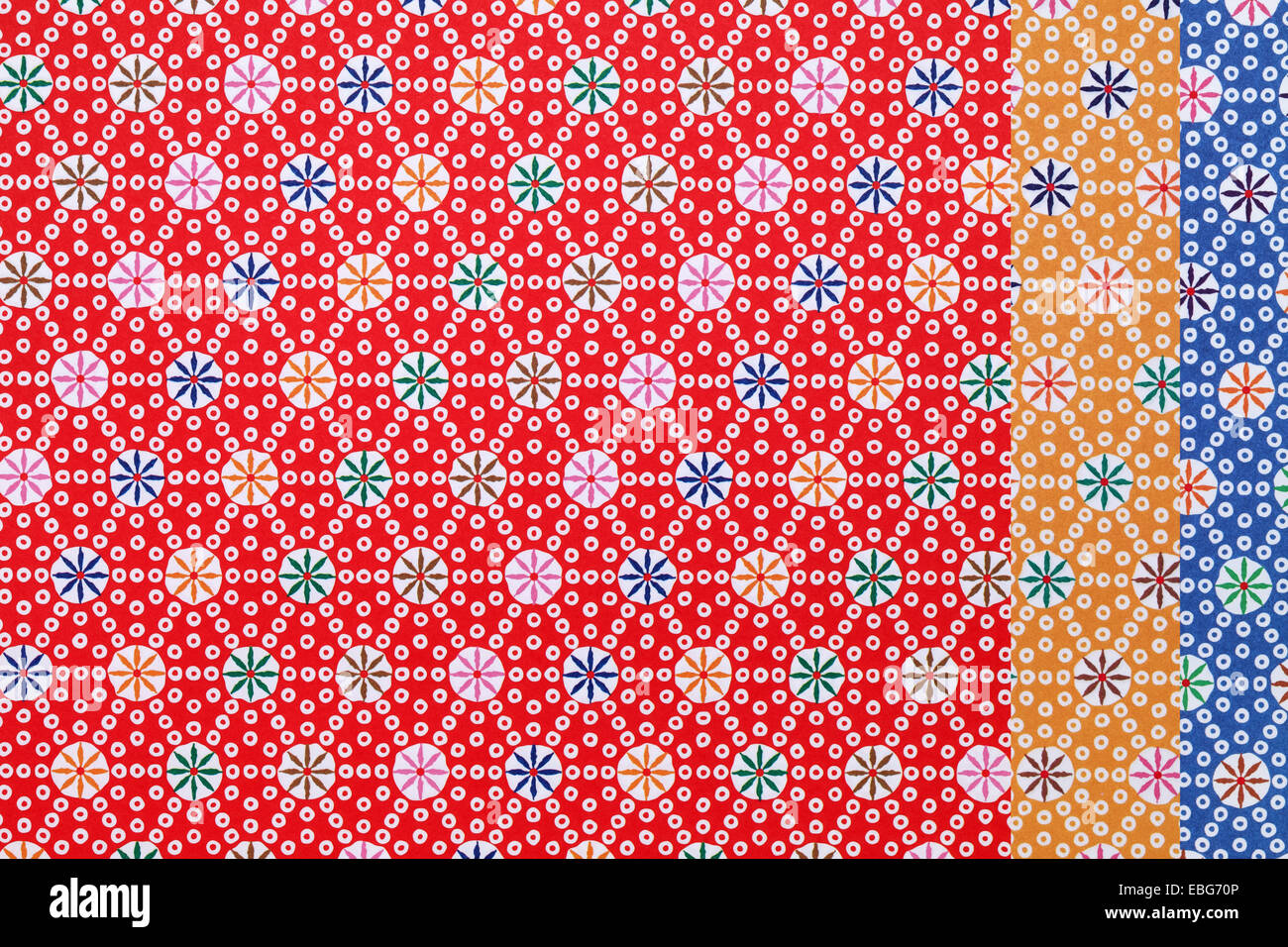 Traditional Japanese pattern origami paper Stock Photo - Alamy
