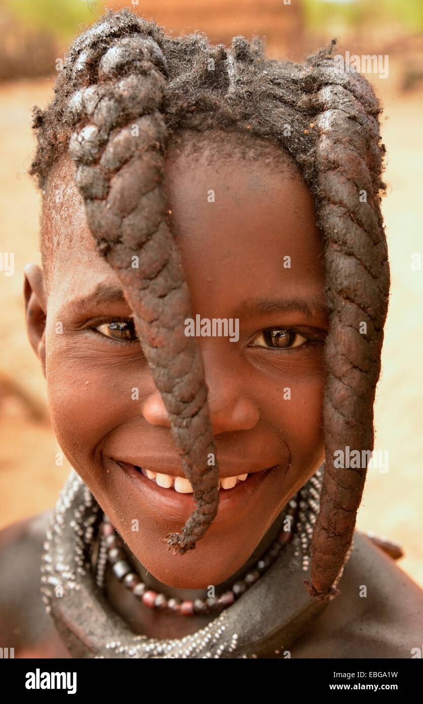 Himba woman smile hi-res stock photography and images - Alamy