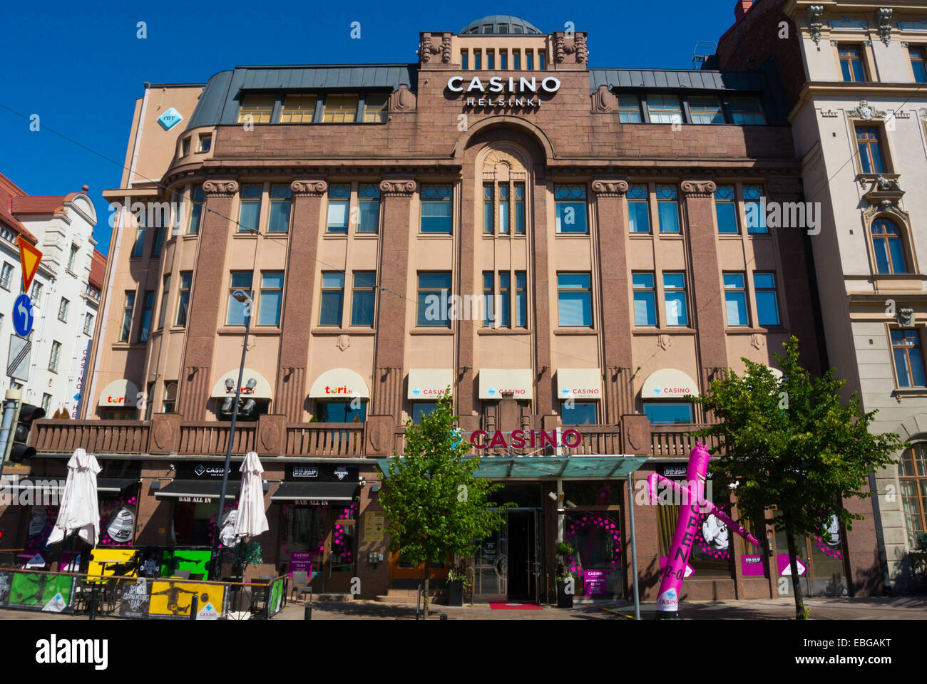Casino, Rautatientori, the square next to central railway station, Helsinki, Finland, Europe Stock Photo