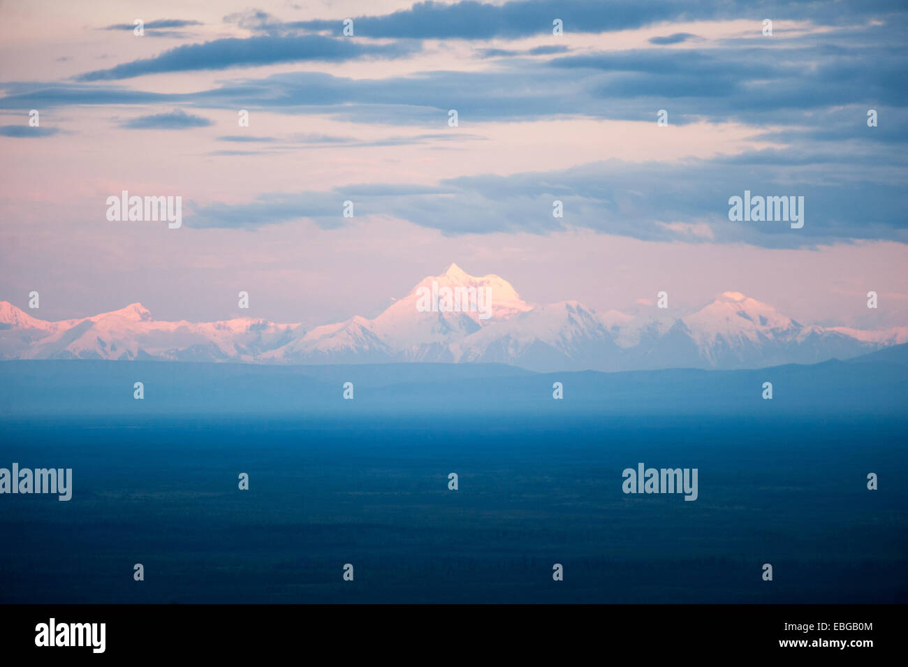 Denali (Mt McKinley) landscape in Alaska Stock Photo Alamy