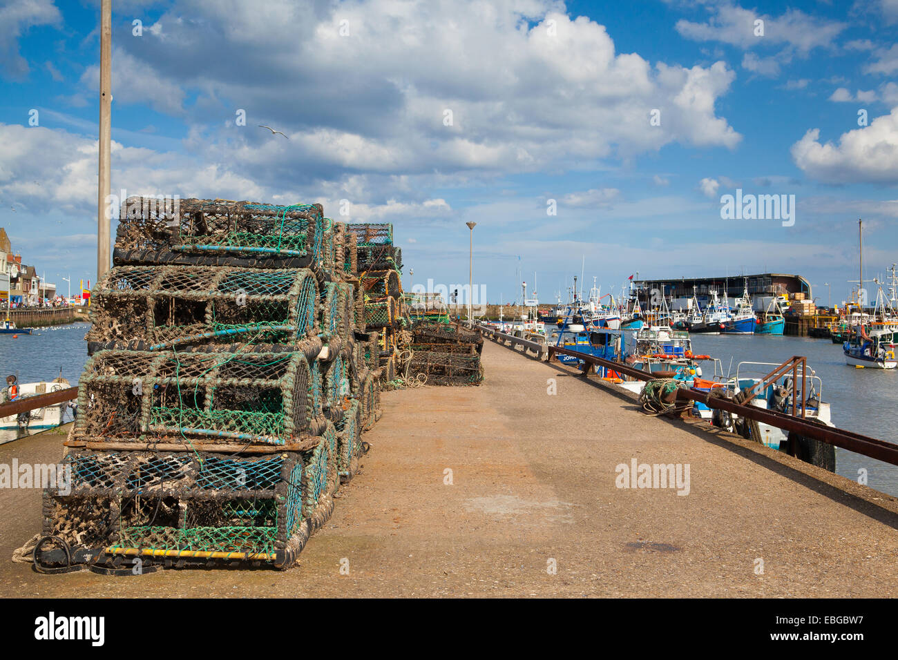 Bridlington,EnglandJune 15,2012 Bridlington is a smallish harbour