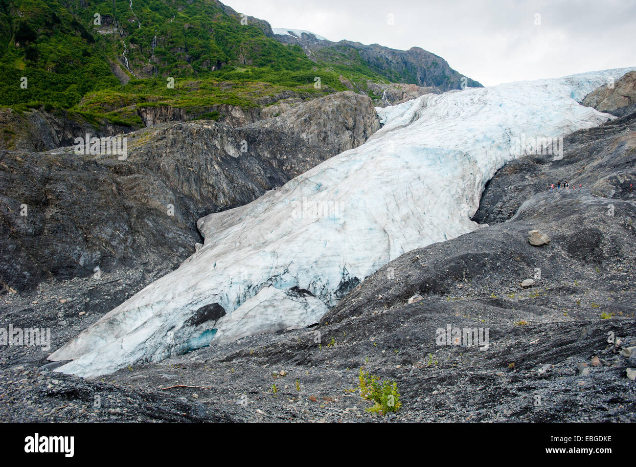 Exit Glacier near Seward Alaska Stock Photo