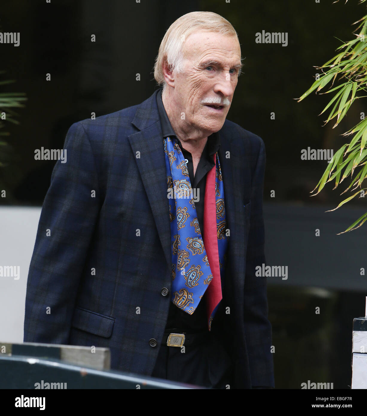 Sir Bruce Forsyth outside the ITV studios Featuring Sir Bruce Forsyth