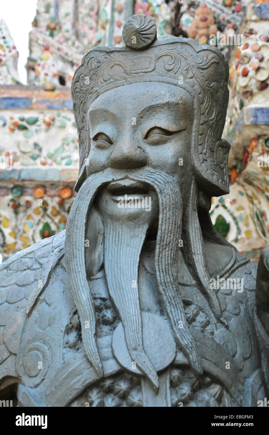 Chinese Ship Ballast stone figurines of Wat Arun ratchawararam