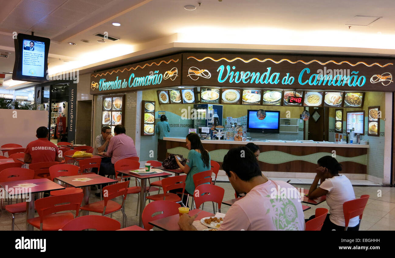 Vivenda do Camarao restaurant Brasilia shopping center Brazil Stock Photo