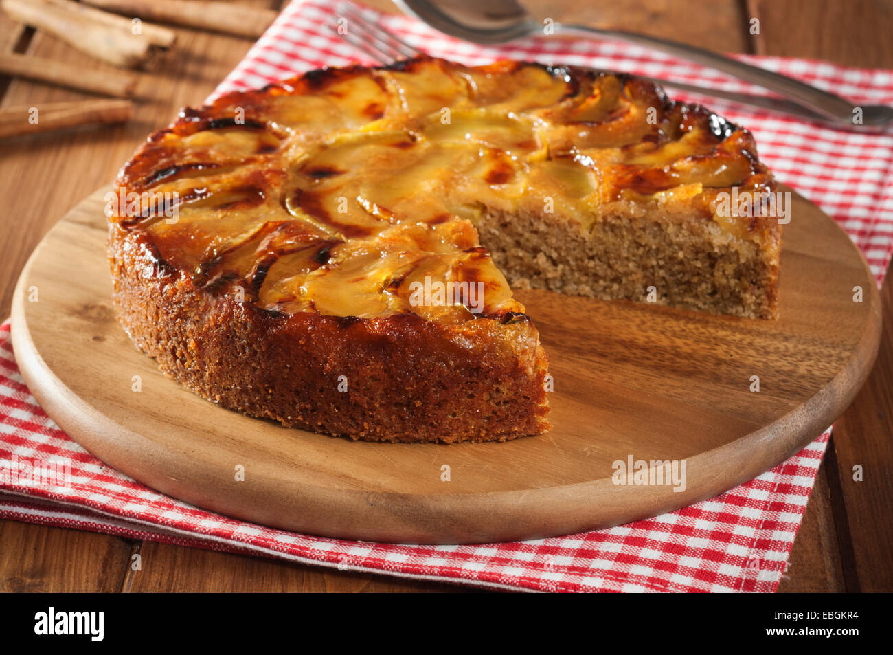 Dutch apple cake Stock Photo