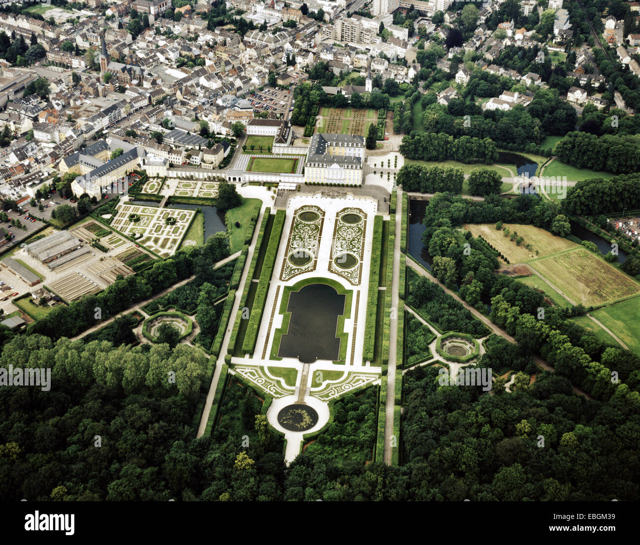castle Augustusburg with baroque garden, Germany, North Rhine