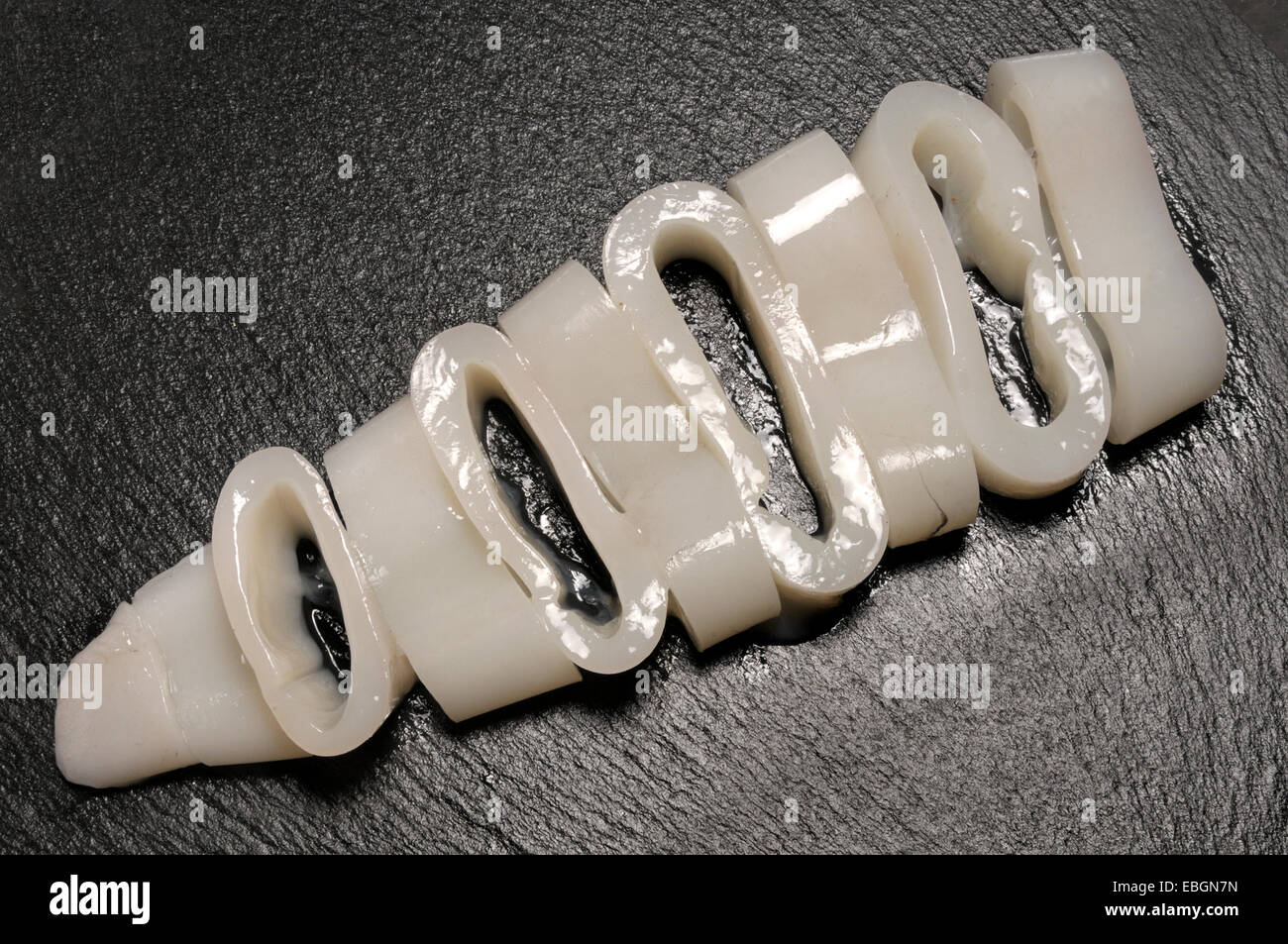 Redda Squid Rings Raw squid rings Stock Photo - Alamy