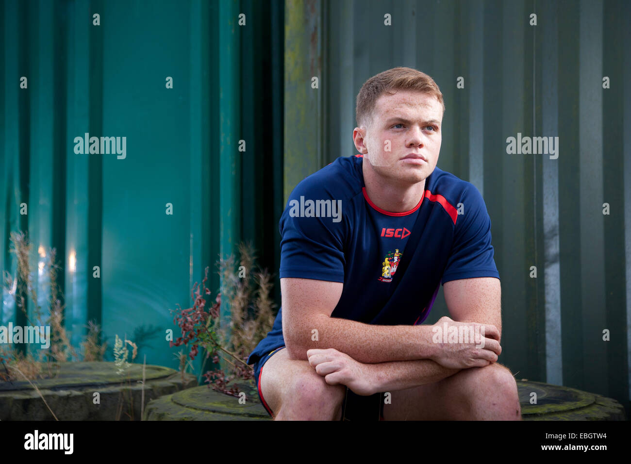 Joe Burgess of Wigan Warriors and England Rugby League Stock Photo