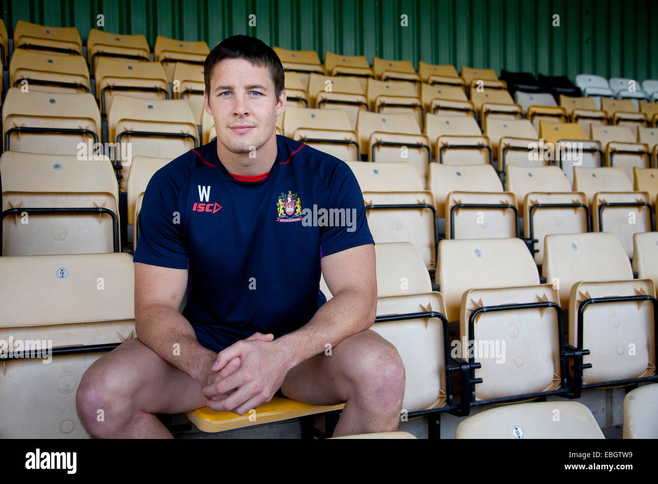 Joel Tomkins of Wigan Warriors and England Rugby League Stock Photo