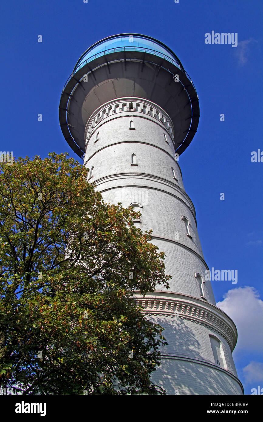 Water tower Frintrop, Germany, North Rhine-Westphalia, Ruhr Area, Essen Stock Photo